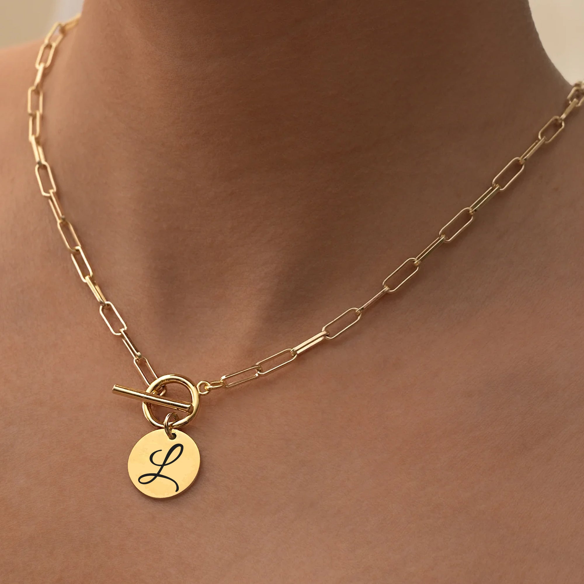 personalized initial necklace 1